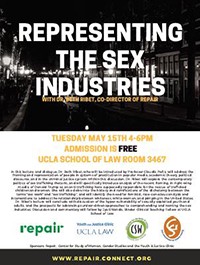 Representing the Sex Industries event flyer