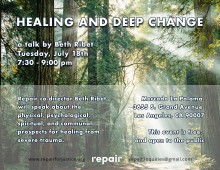 Healing and deep change flyer